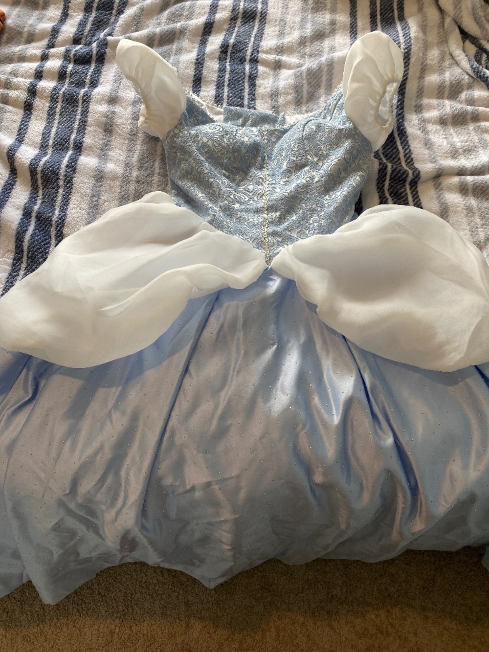 Cinderella dress with gloves *high quality*